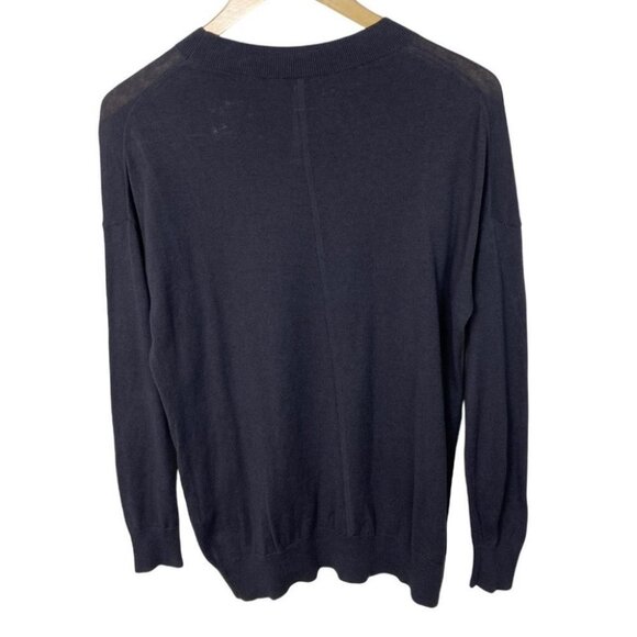 Aritzia Babaton Cashmere Crew Neck Long Sleeve‎ Sweater Size XXS The Group Knit - Picture 4 of 10